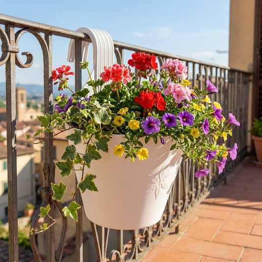 Single Hook Railing Pot