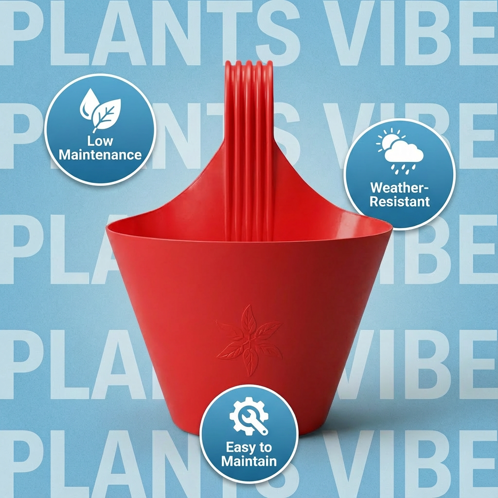 Single Hook Railing Pot