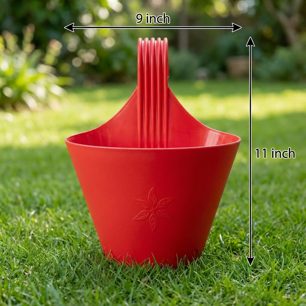 Single Hook Railing Pot